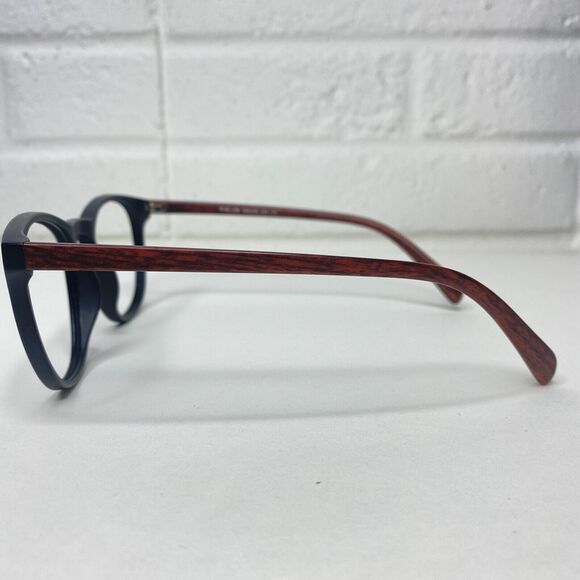 Firmoo R181106 C18 Black Horn Oversize Round Eyeglasses Frames 50-20‎ 141 2746 main image 6